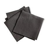 Lot of 4 towels in anthracite linen