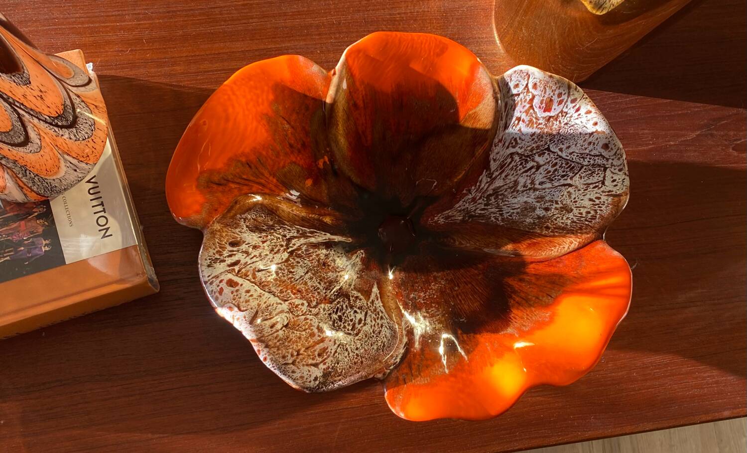 Vide poche forme fleur vintage vallauris