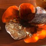 Pocket tray vintage flower shape Vallauris