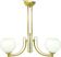 Art Nouveau chandelier, Poland, 1970s