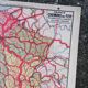 Old map France Chemins de fer Lablache.