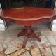 Mahogany violin pedestal table, 19th century