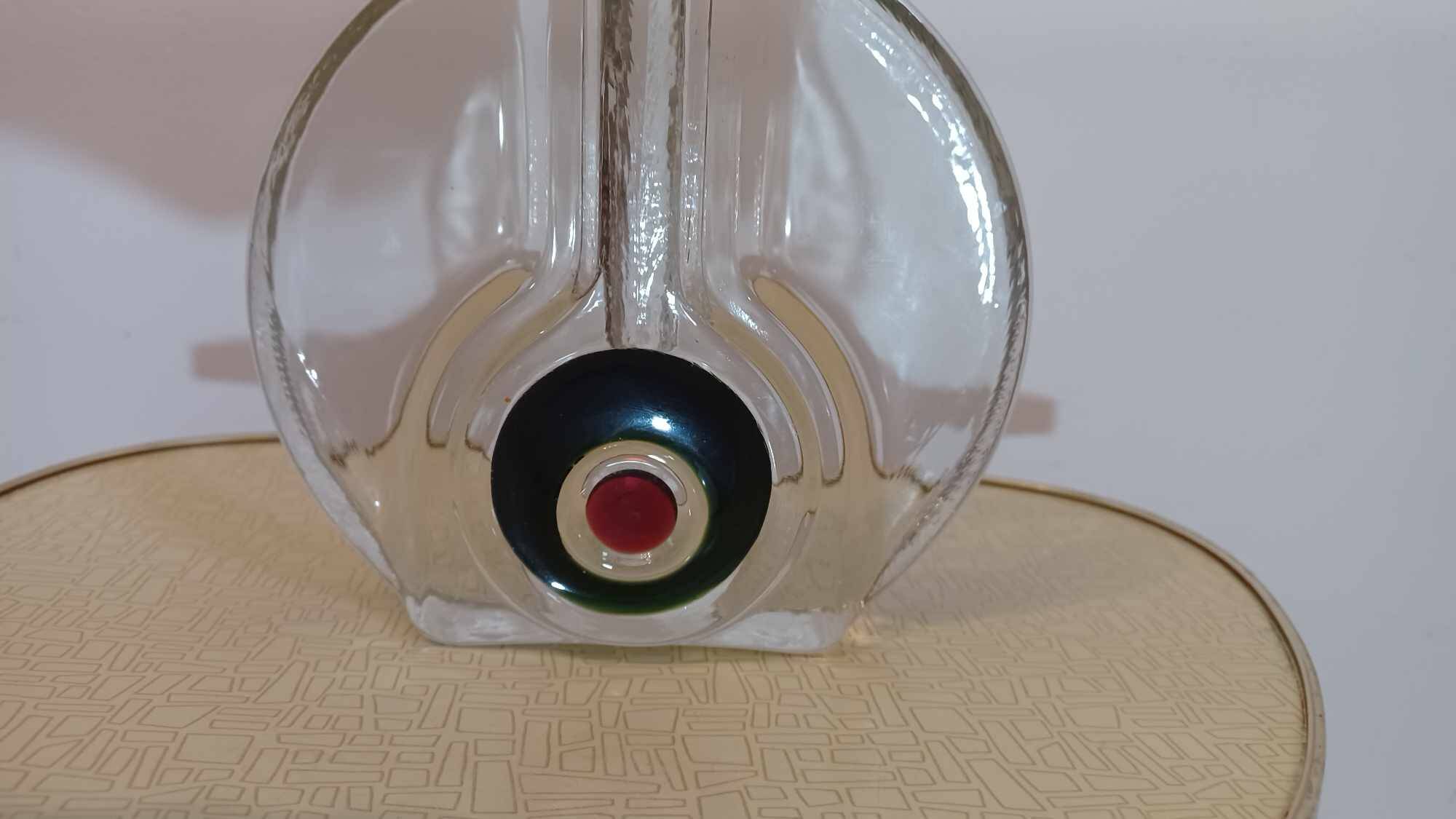 2 vases en verre Pop Art de Walther, années 1970