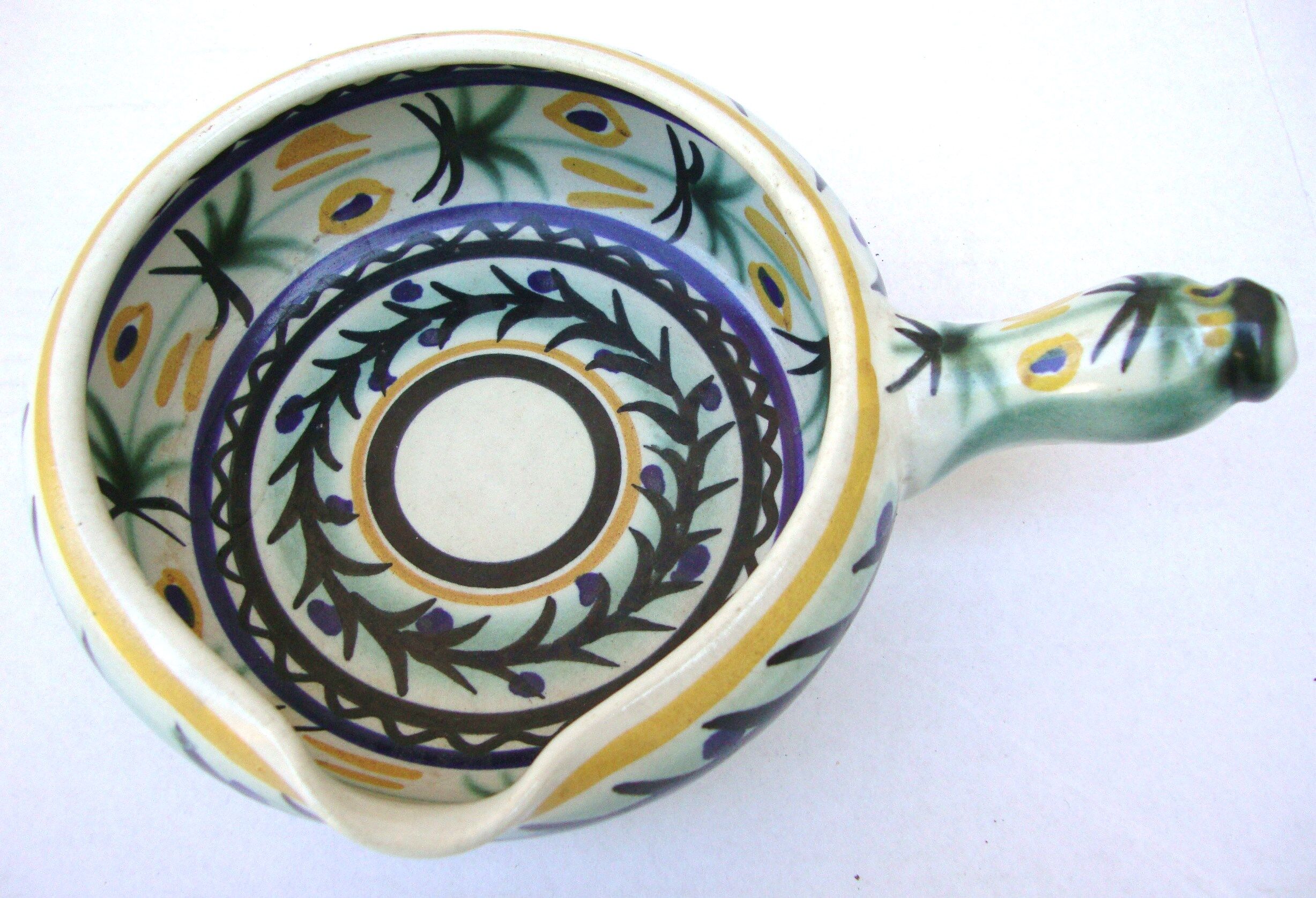 Pan keraluc quimper ceramic 1970