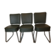Set of 3 beautiful chairs of the 50s/60s roneo