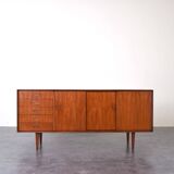 Buffet en teck danois du milieu du siècle, années 1960.