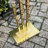 Deknudt House Hollywood Regency floor lamp in gold brass