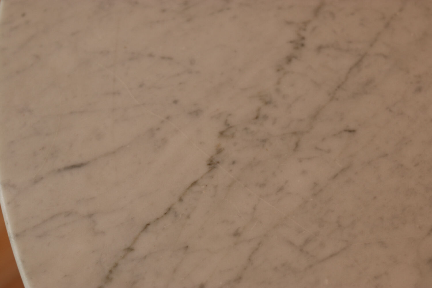 Large marble dining table, 1980s