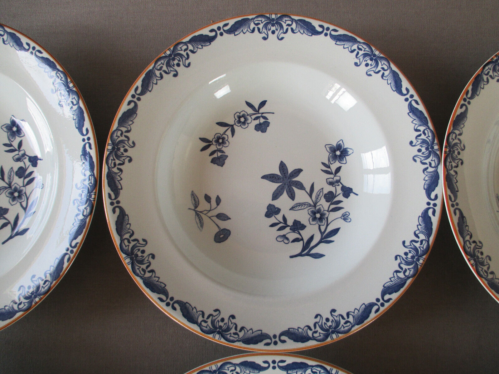 6 assiettes plates+ 6 assiettes creuses Rorstrand Ostindia Sweden East indies ø 21 cm
