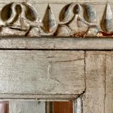 Grey lacquered wooden china buffet