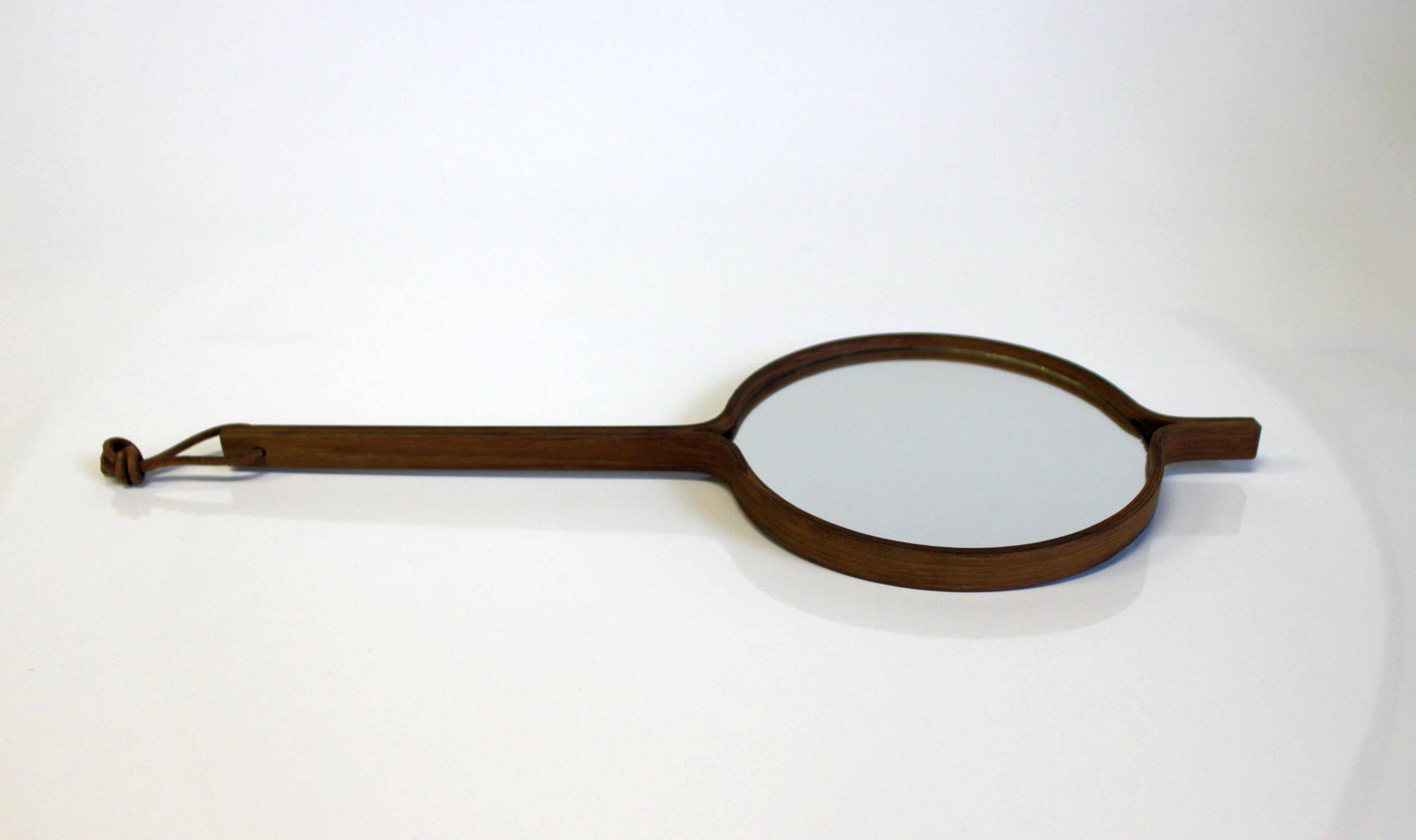 Teak mirror by Bech & Starup for Den Permanent Copenhagen, 1960.