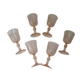 Ensemble de 6 verres à liqueur Rosaline Luminarc
