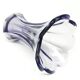 Art Deco vase, crystal, Bohemia, Czechoslovakia, 1930s