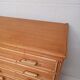 Commode en rotin années 60-70