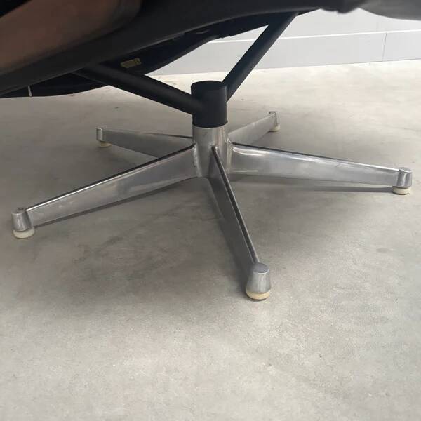 King chair with hocker by Strässle, 1960s