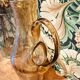 Vintage 1960s bubble glass carafe