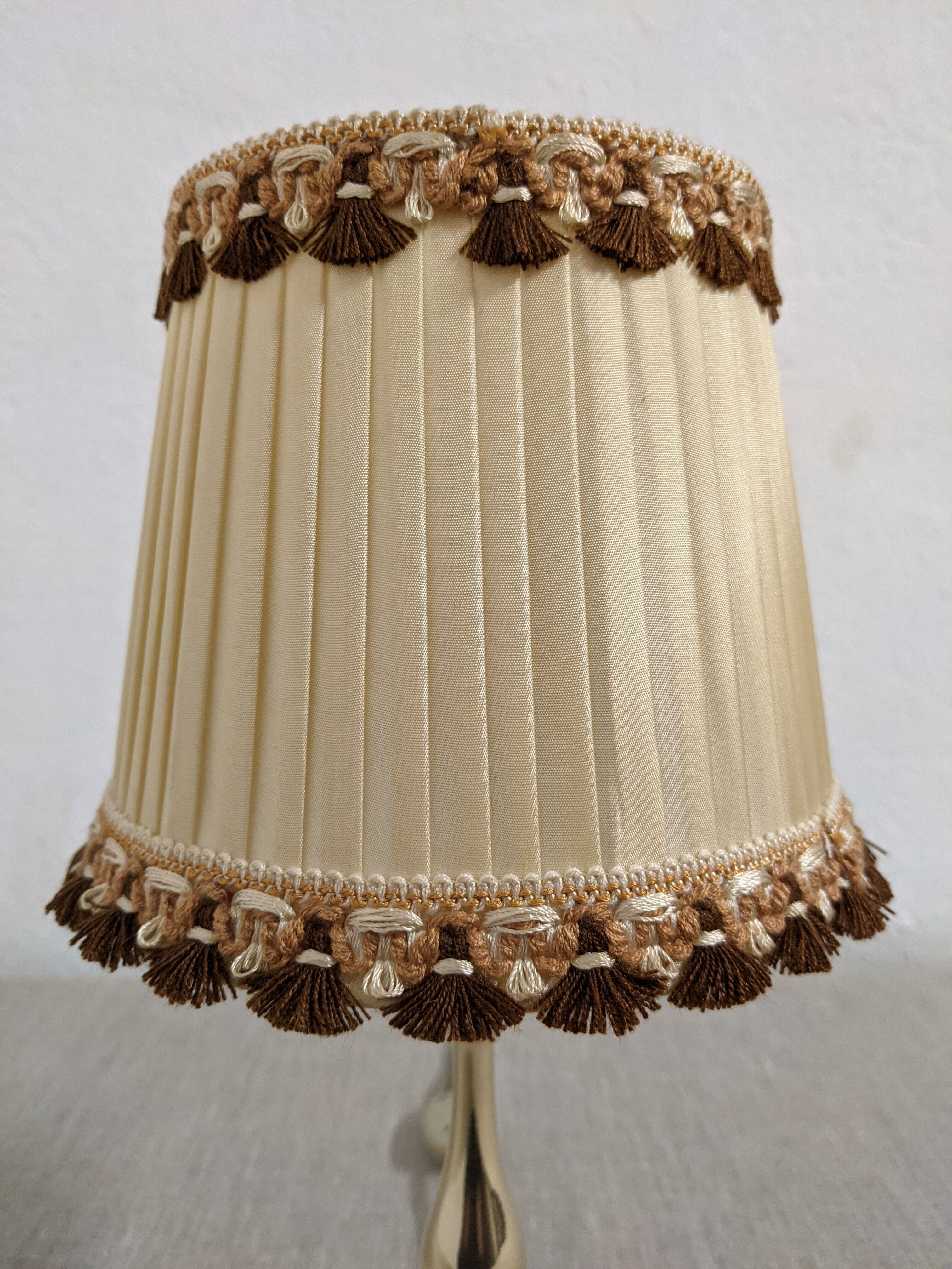 Vintage brass bedside lamp