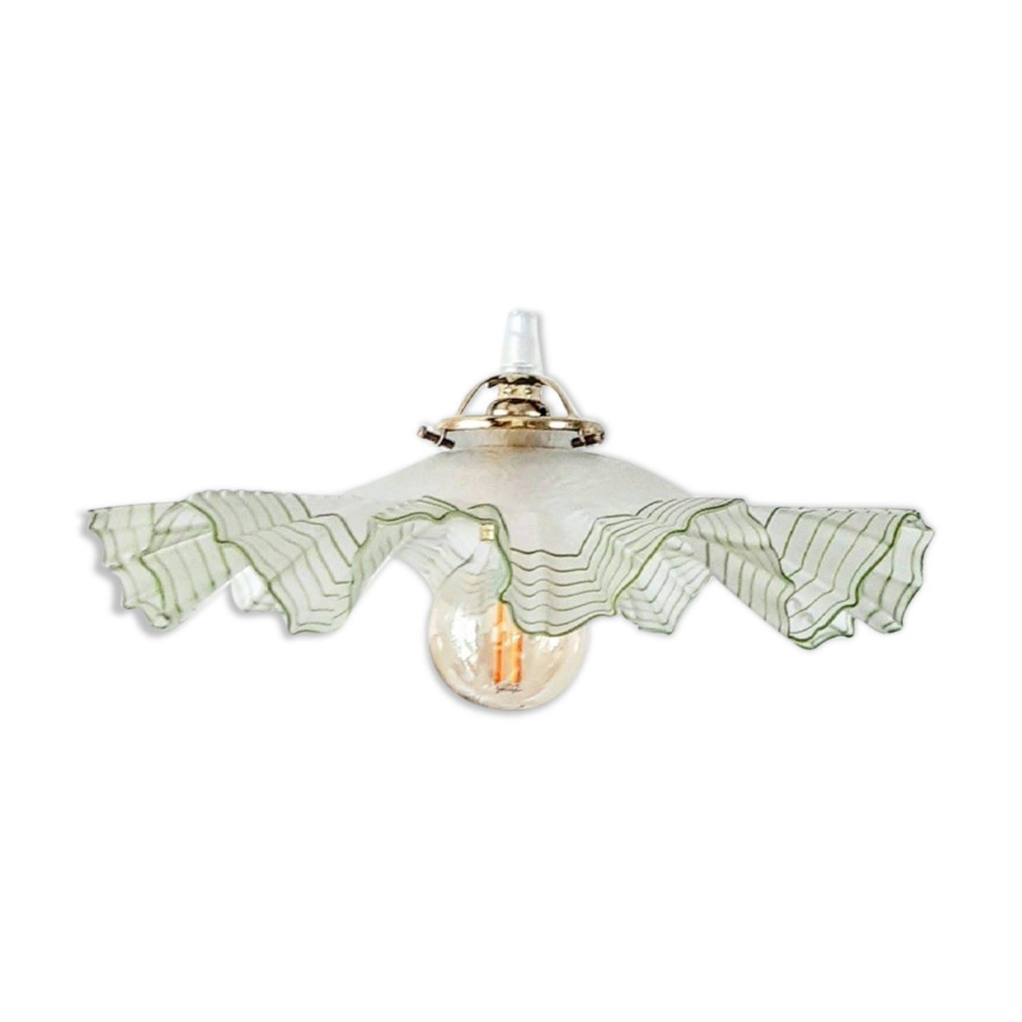 Vintage umbrella pendant lamp