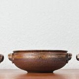 Vintage ceramic bowls from the Danish studio Aase & Leif Vange Keramik, set of 3.