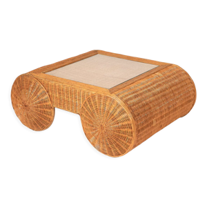 table basse en rotin