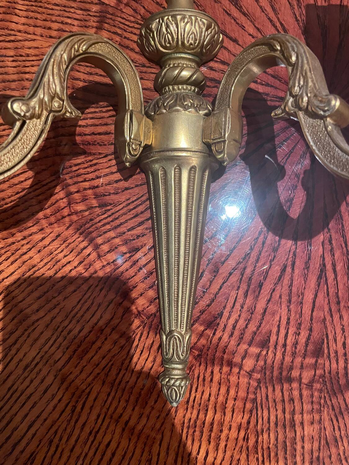 Paire applique bronze style empire design Péris Andreu