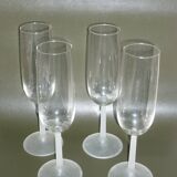 Large champagne flutes