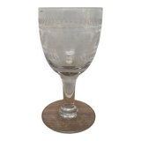 Verre à liqueur gravé