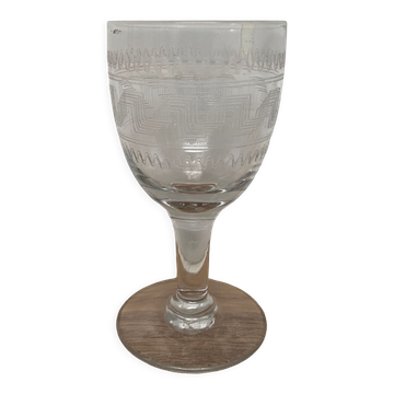 Engraved shot glass