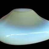 Ancienne coupelle vide poche cendrier double opaline