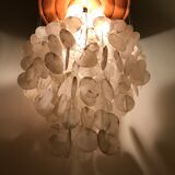 Suspension with mother-of-pearl stamps