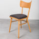 Set of 4 Dining Chairs, 1960s, Czechoslovakia, Midcentury, Reupholstered