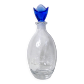 Carafe bleu cobalt par Bormioli Rocco