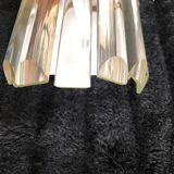 Venini sconce glass and gilded structure