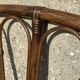 Vintage peacock tail bamboo rattan headboard from the 60s