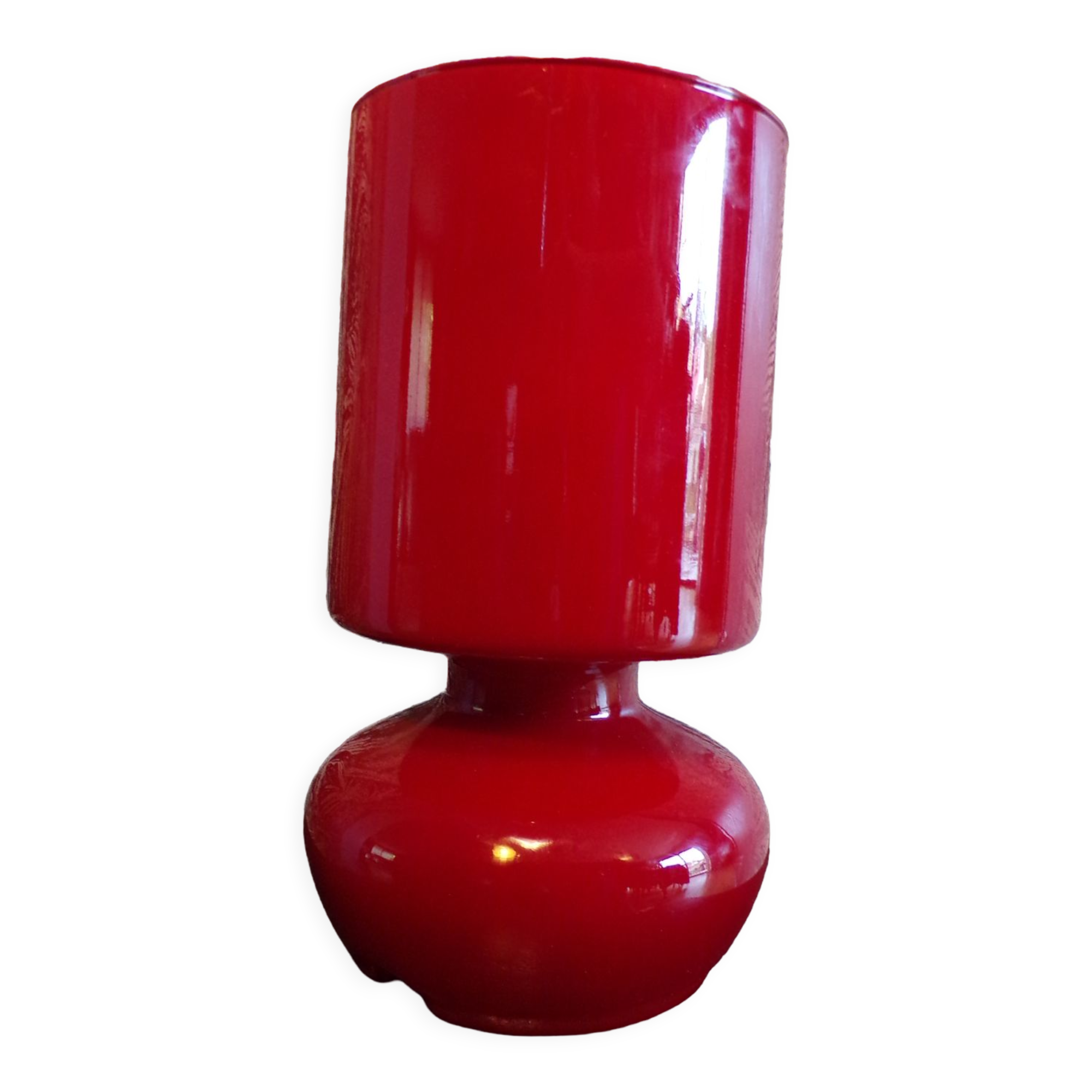 Lampe Ikea Lykta rouge