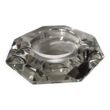 Val St Lambert octagonal crystal ashtray