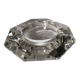 Val St Lambert octagonal crystal ashtray