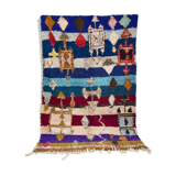 Tapis marocain boucherouite 145x185cm