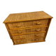 Rattan chest of drawers