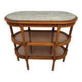 Louis XVI style server with three trays, circa 1900