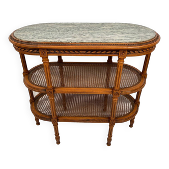 Louis XVI style server with three trays, circa 1900