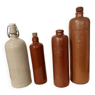 Set of old bottles