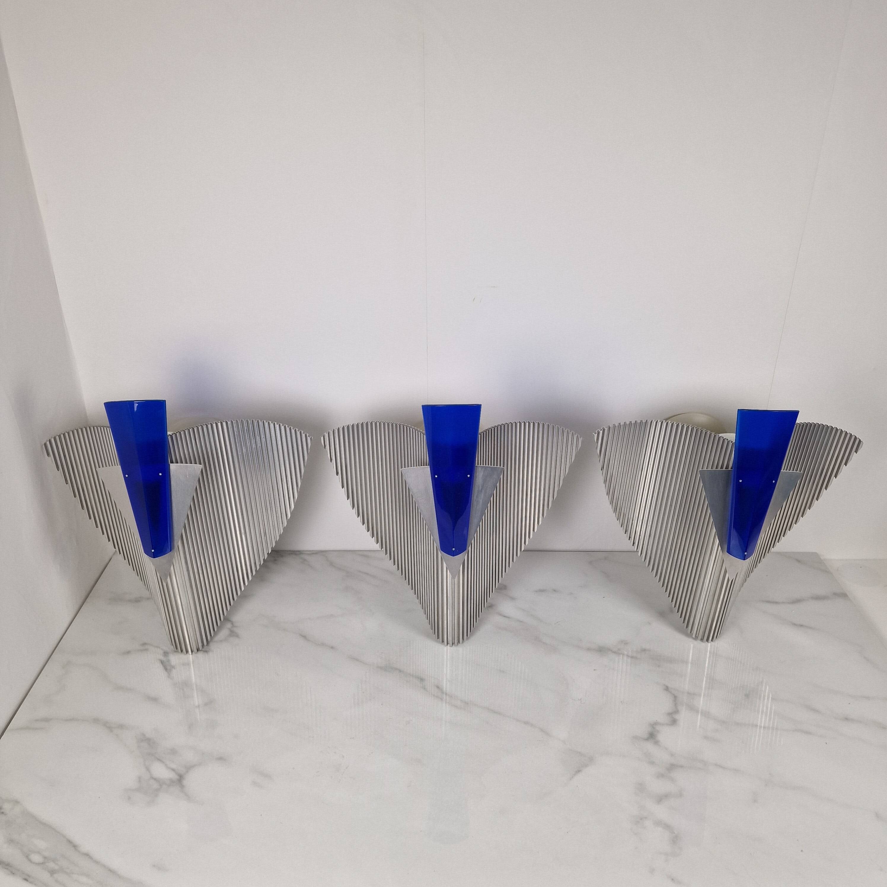Trybeca Sconces by Ingo Maurer for Design M, Germany, Set of 3