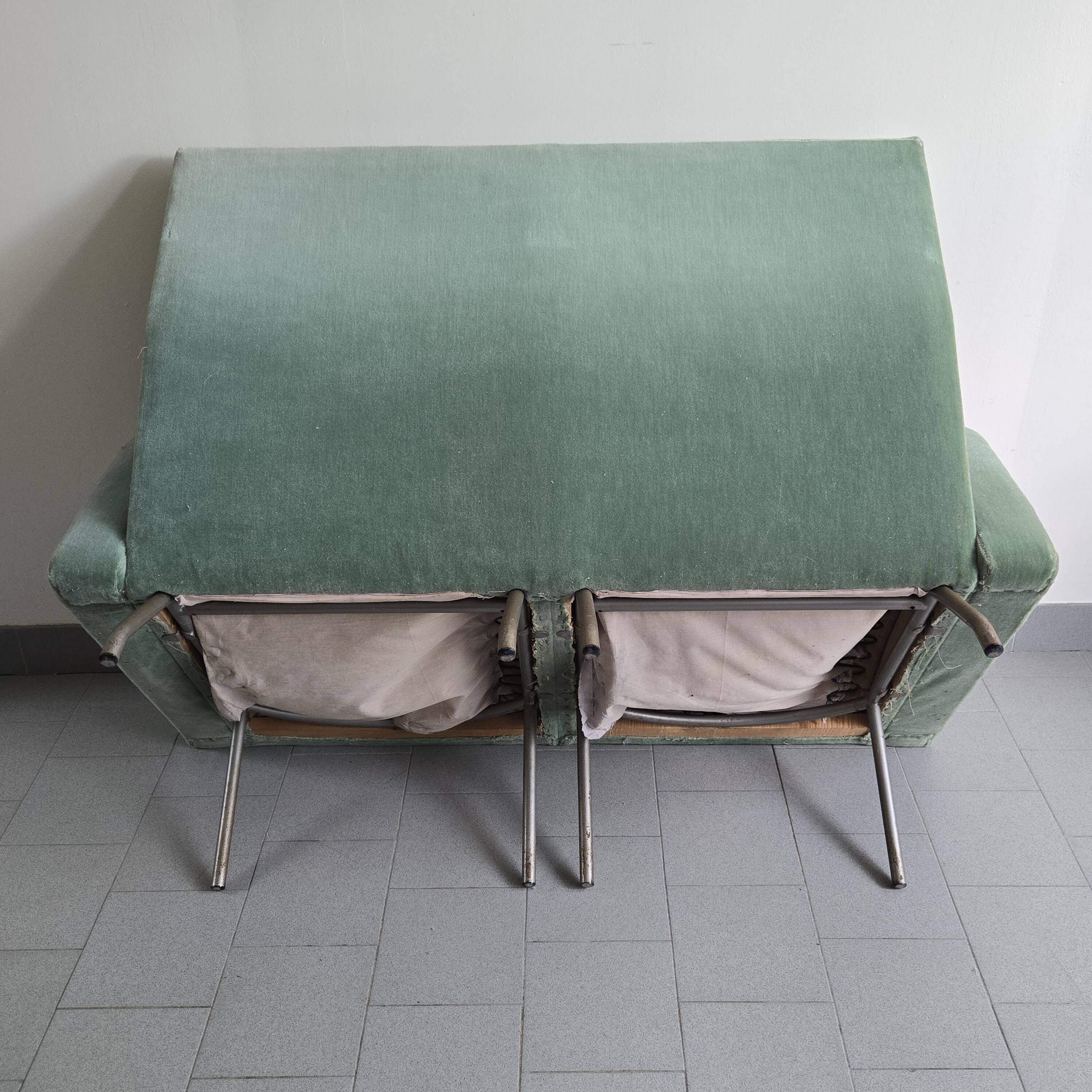 Vintage 2-seater sofa by Louis Paolozzi for Zol, 1950