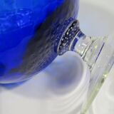 Large mouth-blown Empoli glass