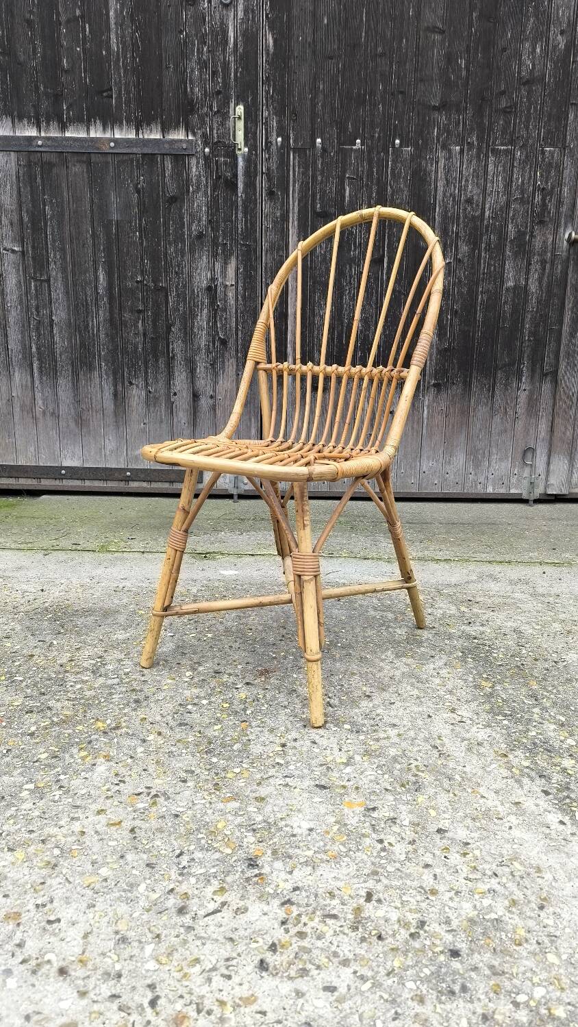 Rattan chair 1960