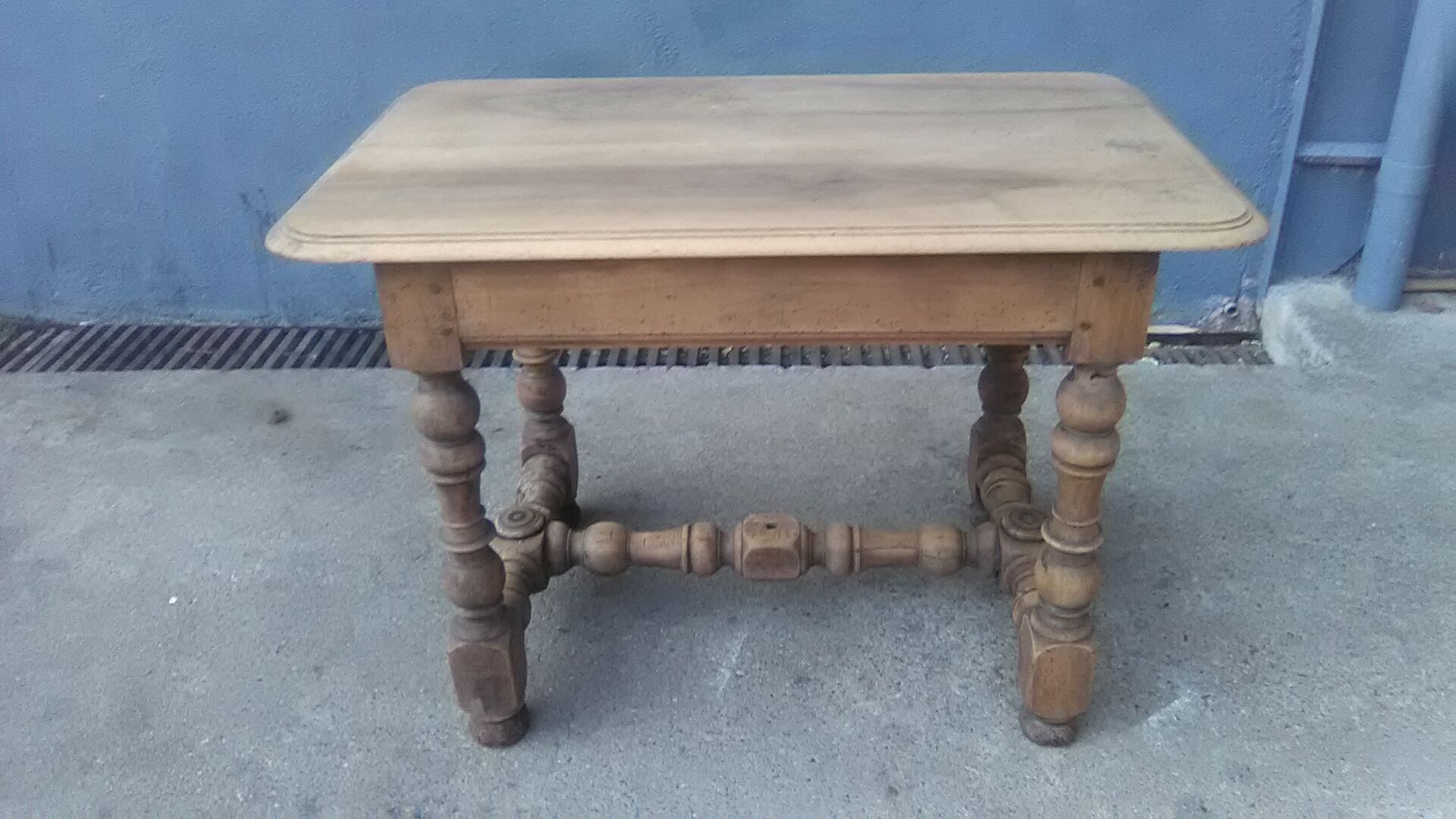 Pickled rustic side table