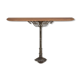 Console foot cast iron 1900 Art Nouveau