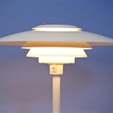 Danish floor lamp in white, 1970s