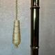 Vintage brass faux bamboo floor lamp